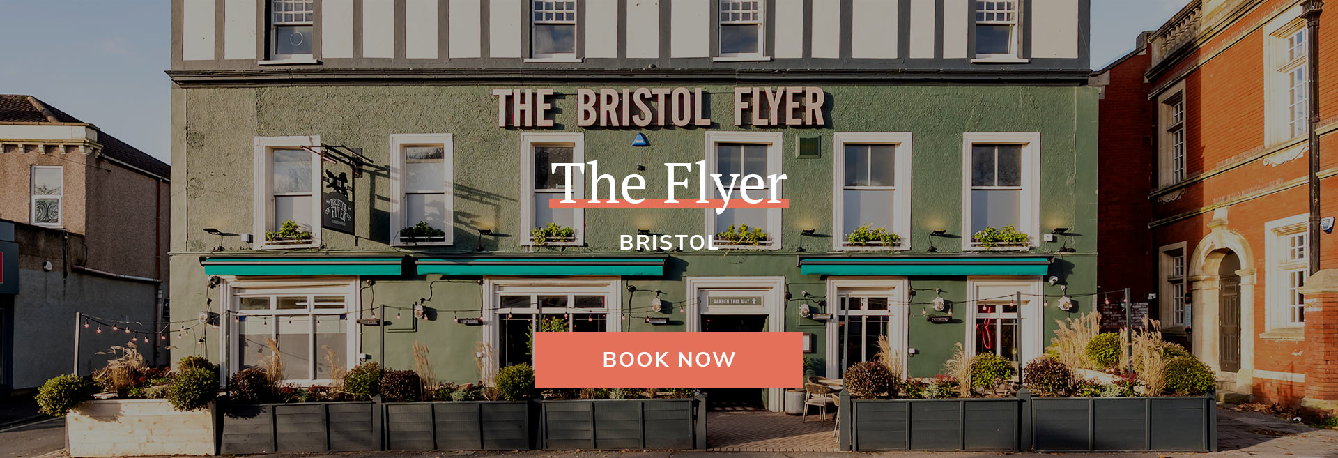 Enjoy a meal at your local pub at The Flyer in Bristol